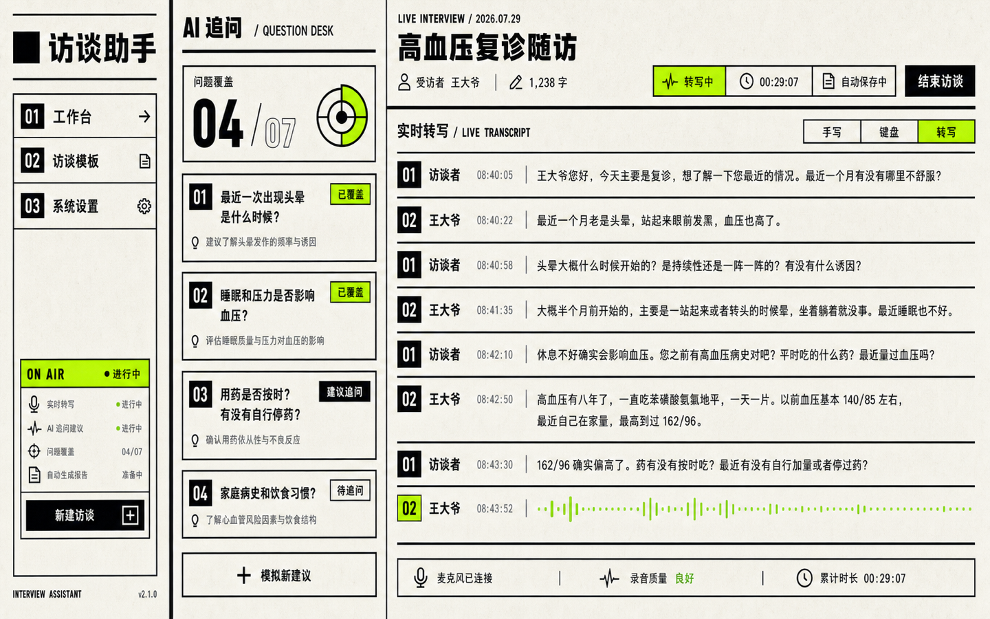新粗野主义报刊 · 访谈进行