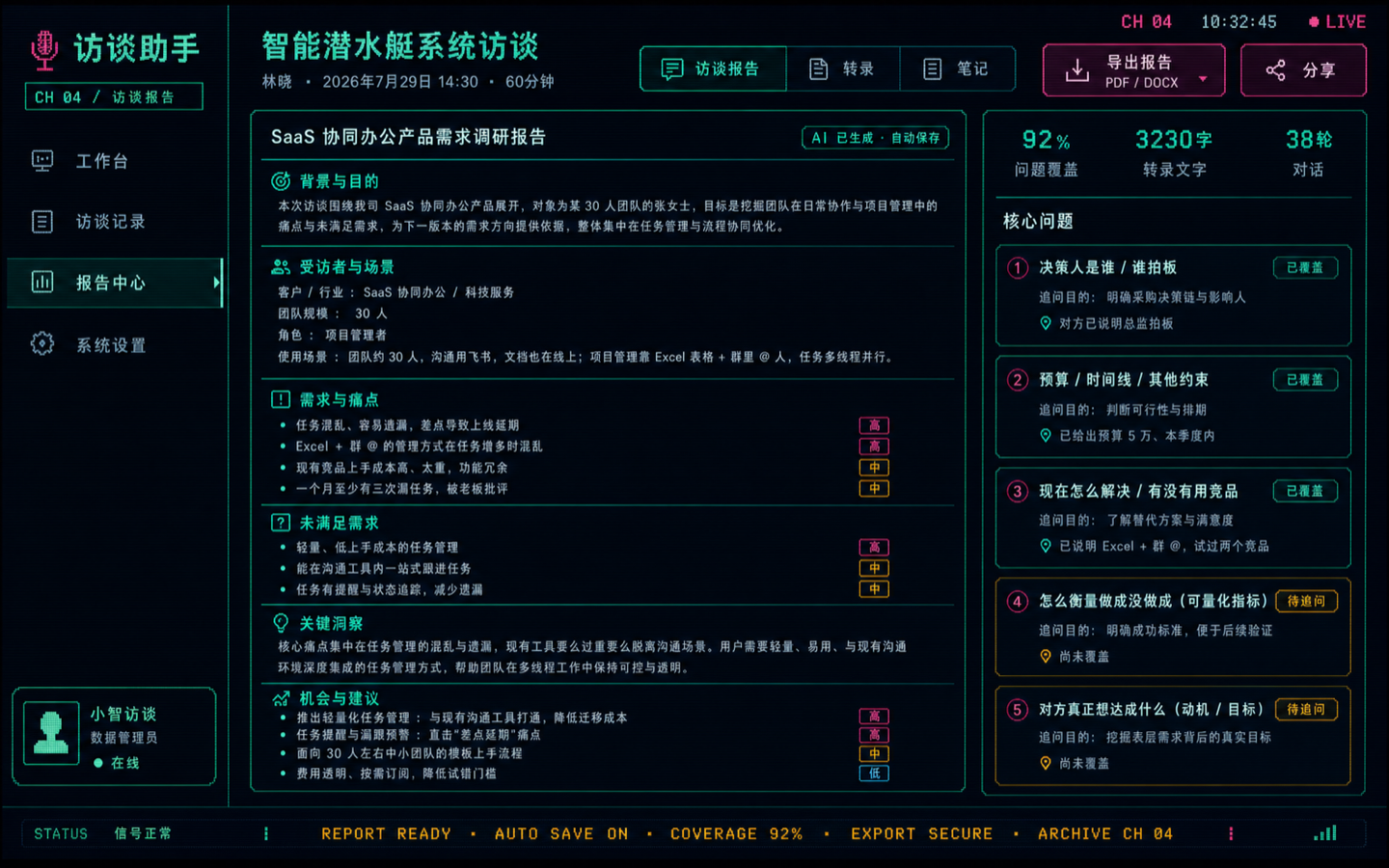 CRT 图文电视 · 访谈报告